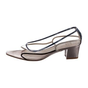 Maryam nassir zadeh PVC slingback pumps